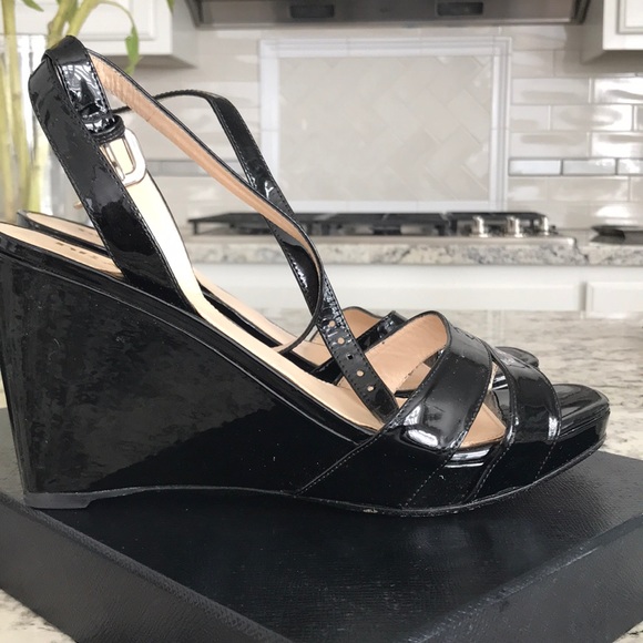 Prada Patent Wedges - Picture 2 of 8